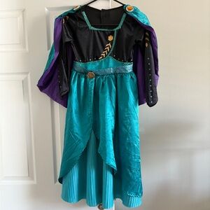 Teal and Black Kids Costume - Disney frozen II Anna